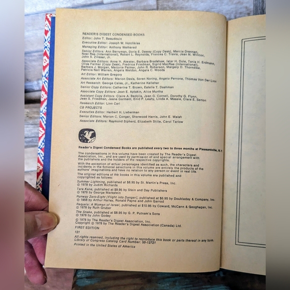 Readers Digest Condensed Book Bundle 1974 & 1978 - Picture 11 of 16
